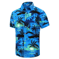 JUNBAOSS Hawaiian Shirt for Men, Unisex Summer Beach Casual Short Sleeves Button Down Shirts, Regular Fit Fashion Comfy Flowe...