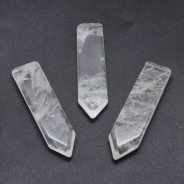 Natural Quartz Crystal Cabochons