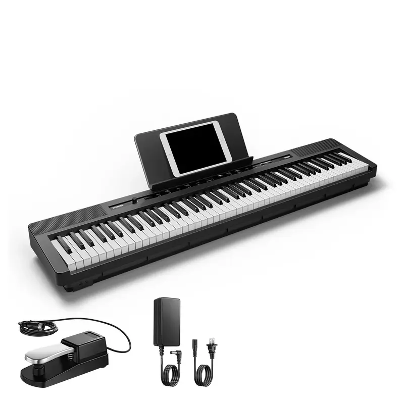 Donner DEP-16 88 Key Weighted Portable Digital Piano for Beginner - Portable Piano / Only Piano