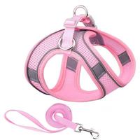 Cat Harness & Leash, Reflective Dog Harness with Leash, Adjustable Breathable Harness Vest for Pets, Soft & Cozy & Durable fo...