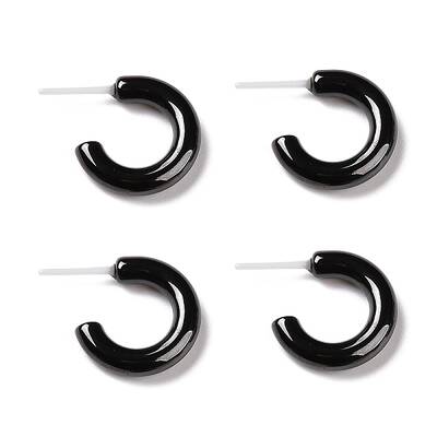 Hypoallergenic Bioceramics Zirconia Ceramic Ring Stud Earrings