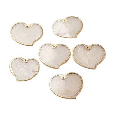 Natural Capiz Shell Pendants