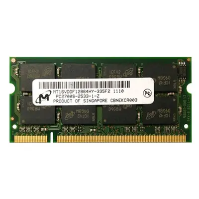 Micron MT16VDDF12864HY-335F2 | 1GB DDR-333MHz PC2700 Non-ECC Unbuffered SODIMM CL2.5 2Rx8 2.5V 200-Pin Memory Module
