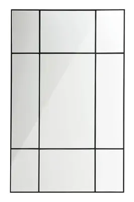 Black Metal Grid Mirror | Eichholtz Mountbatten