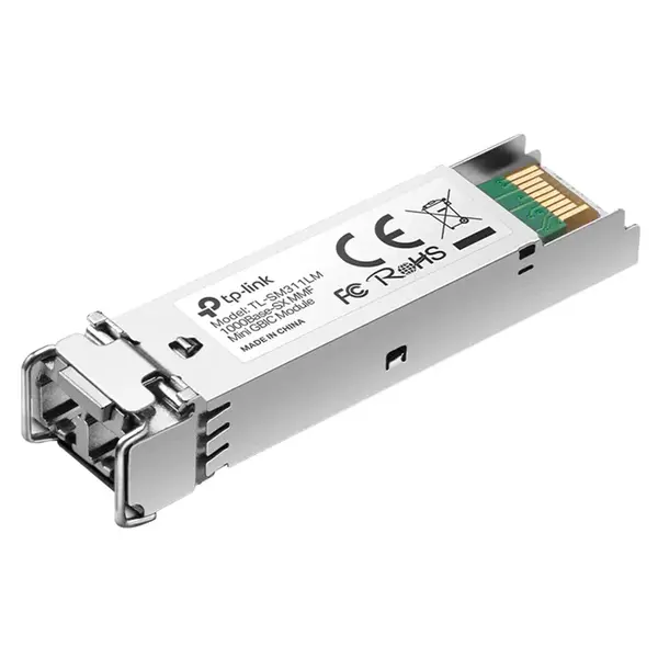 TL-SM311LM TP-LINK 1.25Gb/s 1000Base-SX Multi-mode Fiber 550m 850nm LC/UPC Connector MiniGBIC Transceiver Module