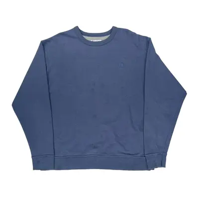 Champion Sweatshirt - XL Blue Cotton Blend