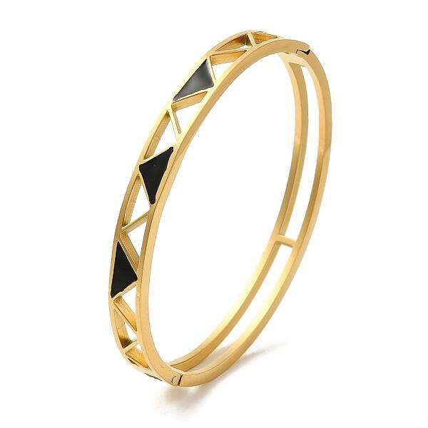 Adjustable Vacuum Plating 304 Stainless Steel Bangles