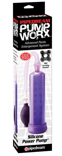 Pump Worx Silicone Power Pump - Purple