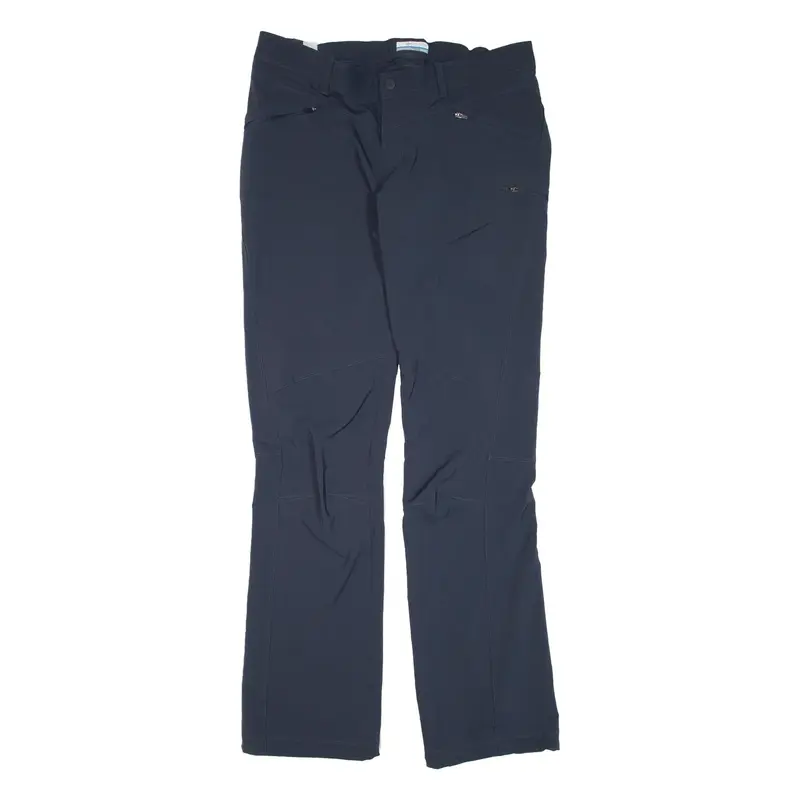 COLUMBIA Womens Trousers Blue Regular Straight W34 L31