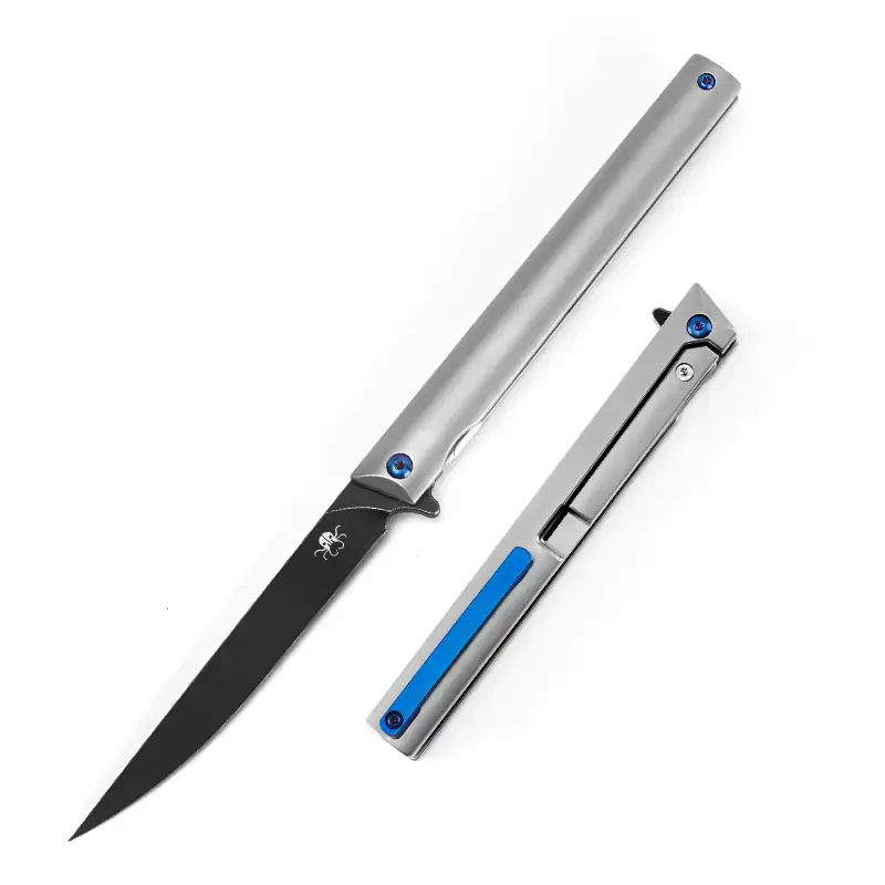 KLAKEN B13 REGENT CEO EDC Pocket Folder Blade: D2 Handle: Titanium