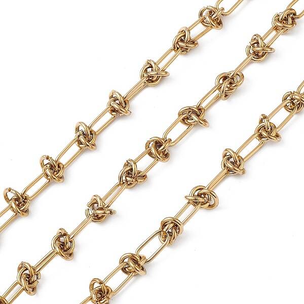Ion Plating(IP) 304 Stainless Steel Knot Link Chains