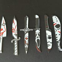 Iconic Horror Movie Knife Bookmarks - 3D Printed Design for Horror Fans - Perfect Gift for Fans of Horror Movies