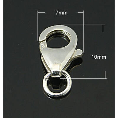 925 Sterling Silver Lobster Claw Clasps