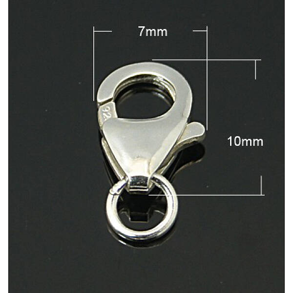 925 Sterling Silver Lobster Claw Clasps