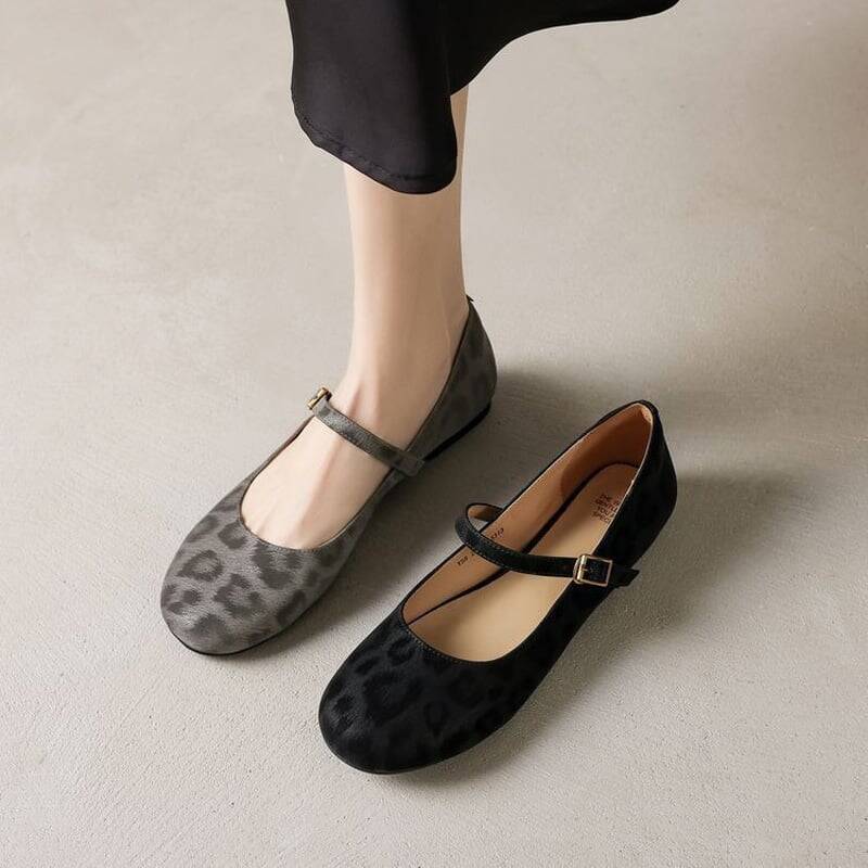 CHIKO Benedetta Round Toe Block Heels Mary Jane Shoes
