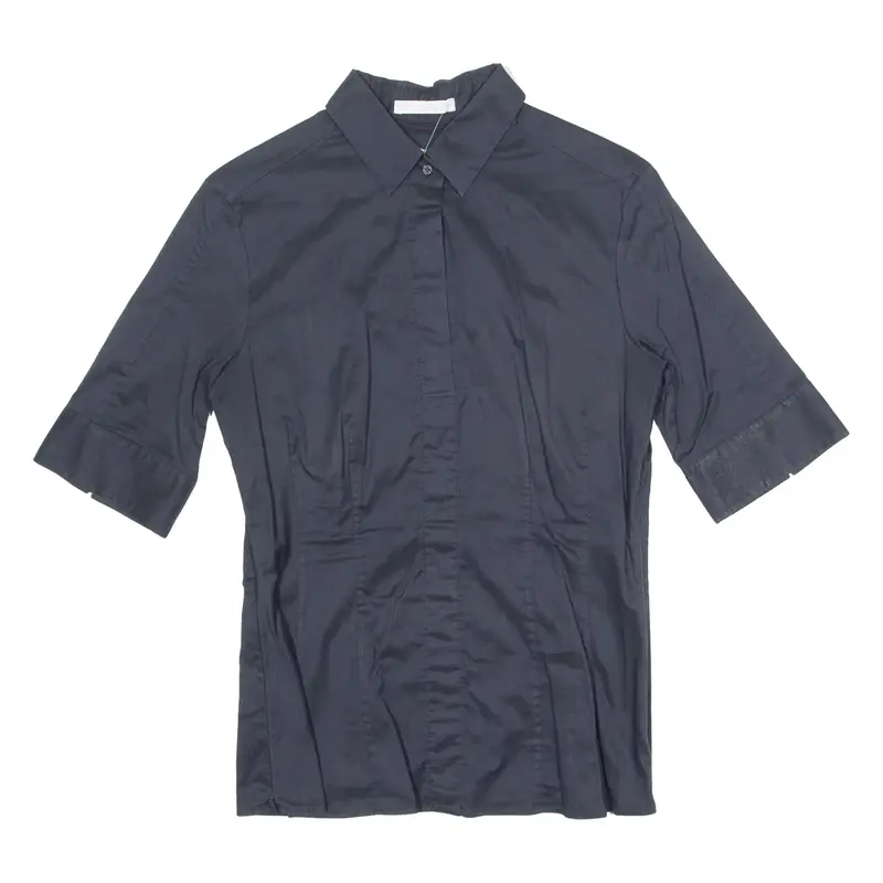 HUGO BOSS Womens Blouse Black UK 10