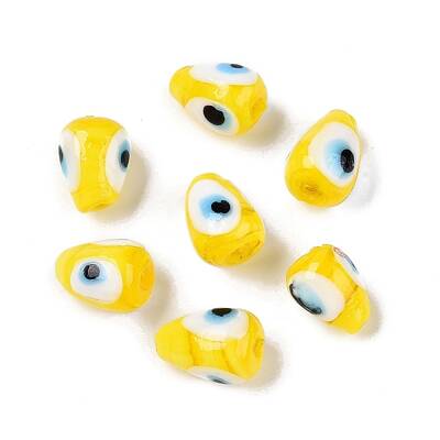 Handmade Evil Eye Lampwork Beads