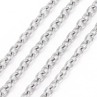 Tarnish Resistant 304 Stainless Steel Cable Chains