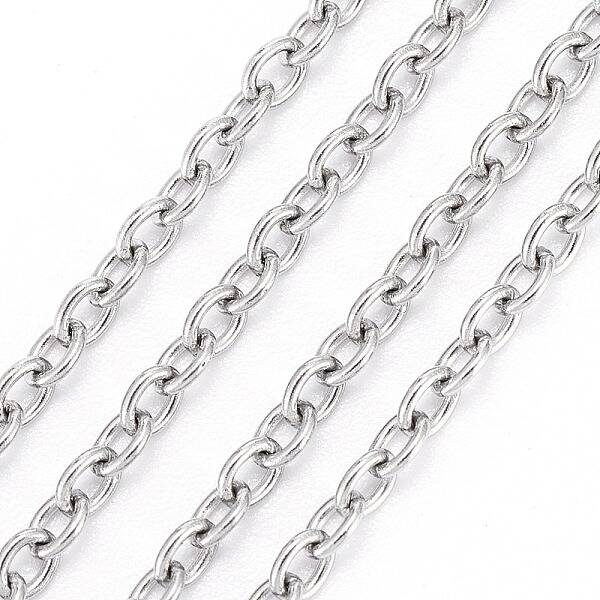 Tarnish Resistant 304 Stainless Steel Cable Chains