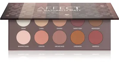 Affect Naturally Matt eyeshadow palette 10x2 g