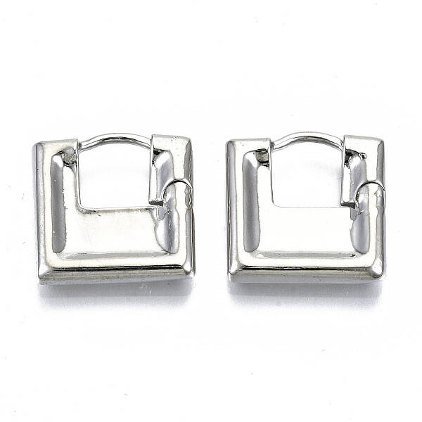 Brass Huggie Hoop Earrings