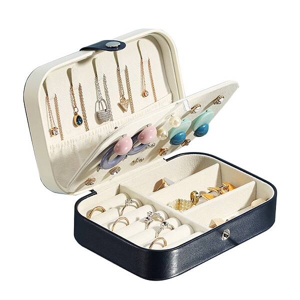 PU Leather Jewelry Storage Box