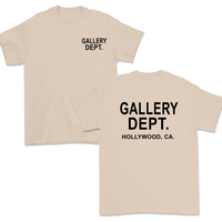 GALLERY DEPT Tee Shirts, Letter Printed Crewneck Tee, Gift For Him, Full Size, Full Colors, Graphic Tee For Men & Women