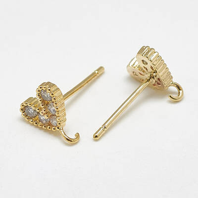 Brass Ear Studs