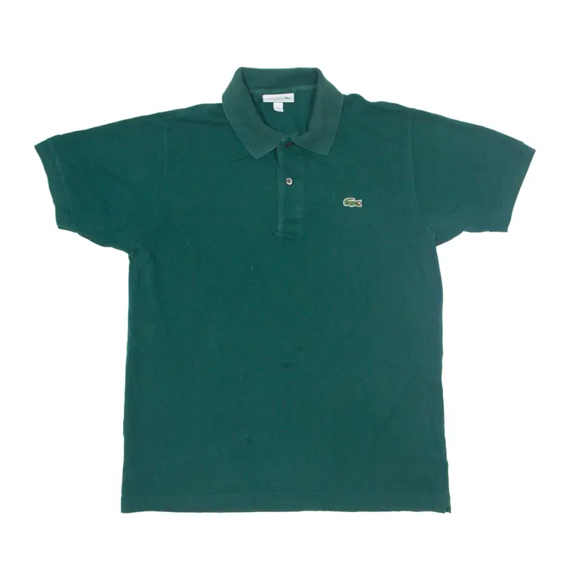 LACOSTE Classic Fit Polo Shirt Green Short Sleeve Mens M