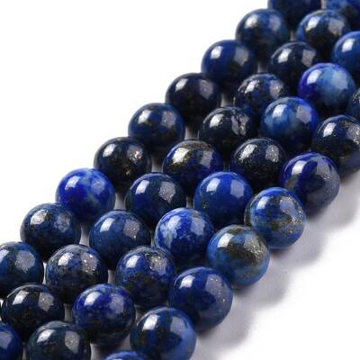 Natural Dyed Lapis Lazuli Bead Strands