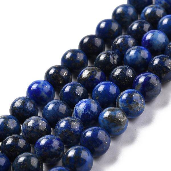 Natural Dyed Lapis Lazuli Bead Strands