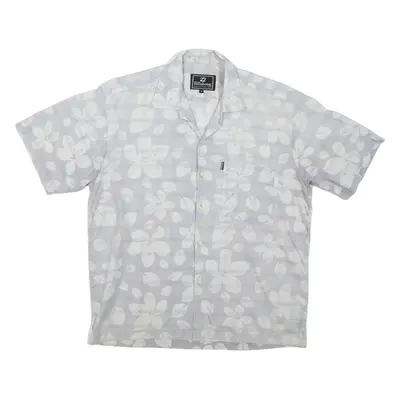 BILLABONG Mens Shirt Grey Floral M