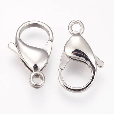 Tarnish Resistant 304 Stainless Steel Lobster Claw Clasps