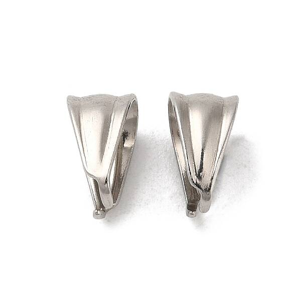 Non-Tarnish 201 Stainless Steel Snap on Bails