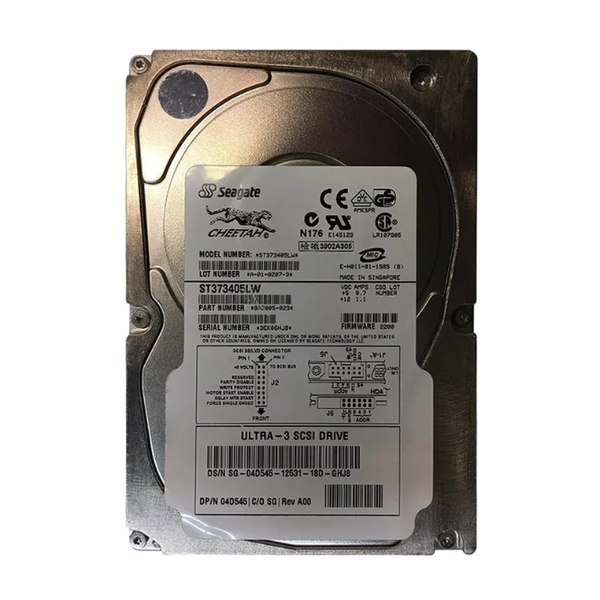 04D545 Dell 73GB Ultra-160 SCSI 10000 3.5-inch Hard Drive