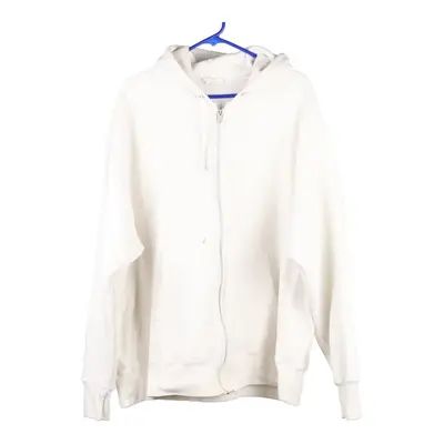 Reverse Weave Champion Hoodie - 2XL White Cotton Blend