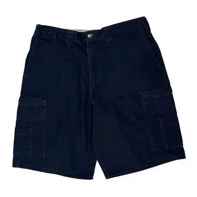 Dickies Cargo Shorts - 34? Waist Navy Cotton