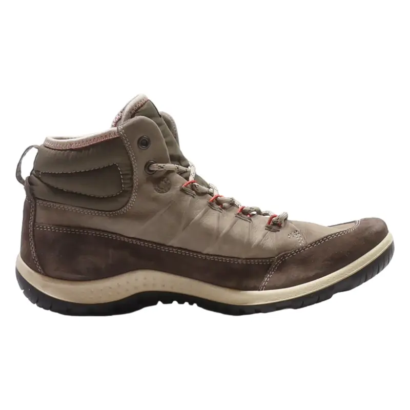 ECCO Lace-Up Boots Green Synthetic Womens UK 5