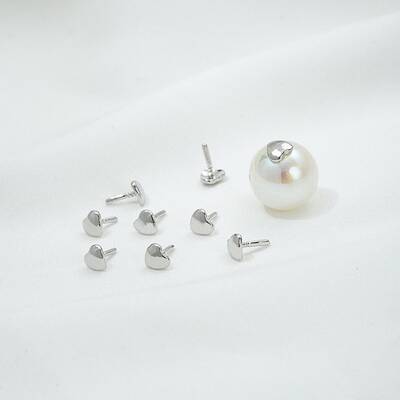 Heart Brass Head Pins
