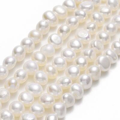 Natural Cultured Freshwater Pearl Beads Strands