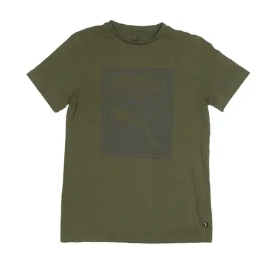 PUMA Sports T-Shirt Green Short Sleeve Boys 13-14Y