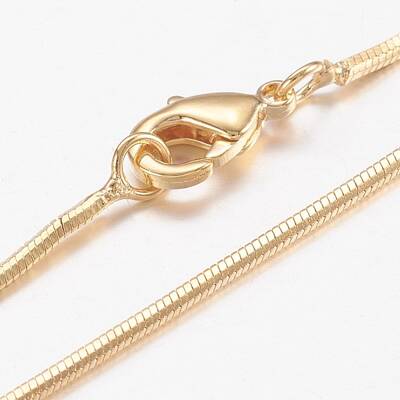 Brass Snake Chain Necklaces