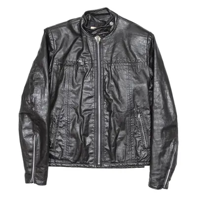 Womens Jacket Black Leather UK 10