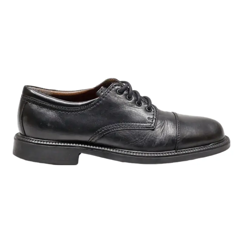 DOCKERS Derby Shoes Black Leather Mens UK 8