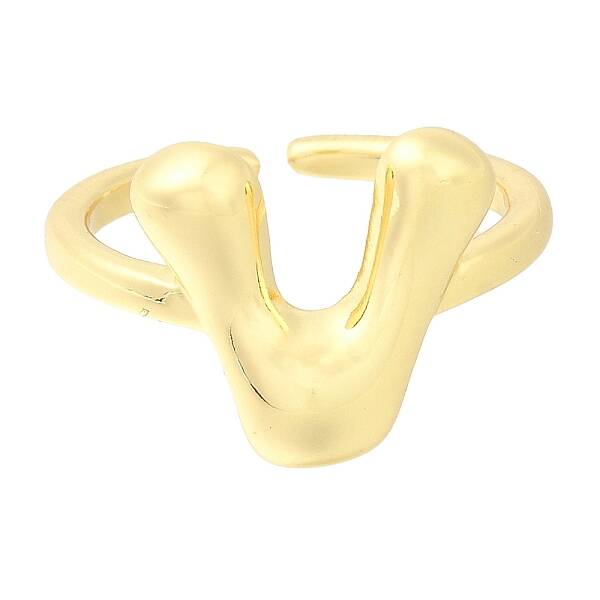 Rack Plating Brass Open Cuff Rings