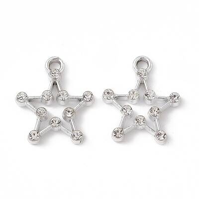 Alloy Crystal Rhinestone Pendants