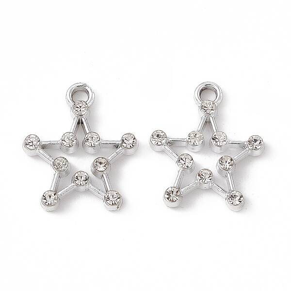 Alloy Crystal Rhinestone Pendants