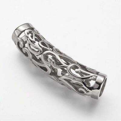 Tarnish Resistant 304 Stainless Steel Hollow Tube Beads
