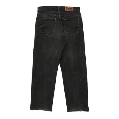 Lee Jeans - 30W UK 10 Black Cotton
