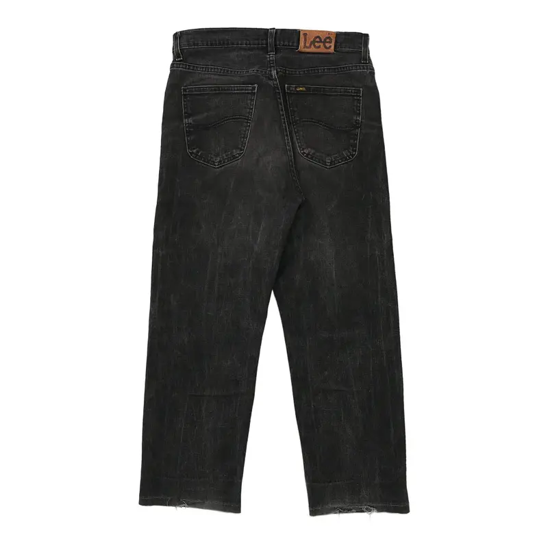 Lee Jeans - 30W UK 10 Black Cotton
